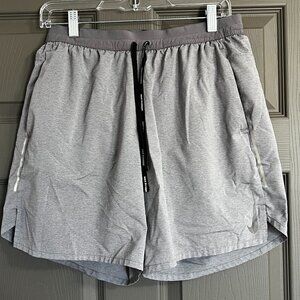 Men’s Gray Nike Dri-Fit 5” Running Shorts - Large